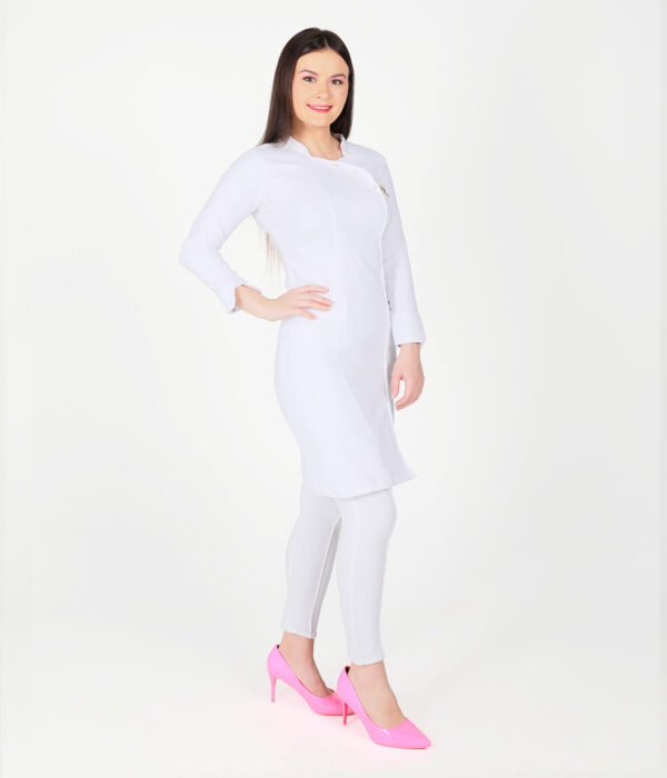 Trendy Apron for Women's with Pearl Buttons