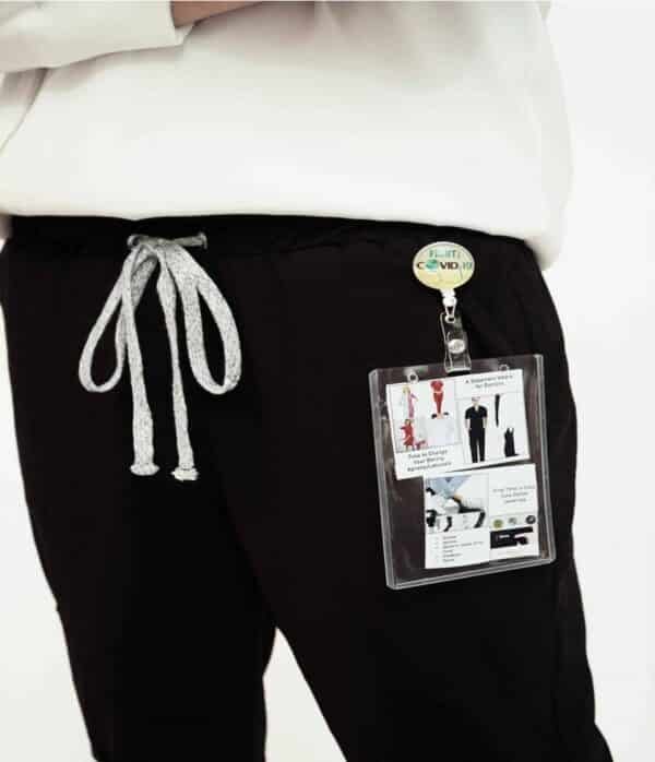 Retractable Badge Holder - Covid Fighter