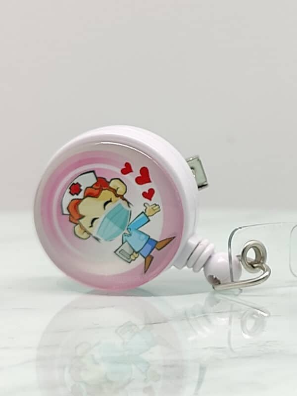 Retractable Badge Holder - Pretty Doctor/Nurse