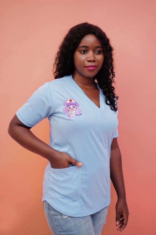 Sky Blue Scrub Veterinary Doctors