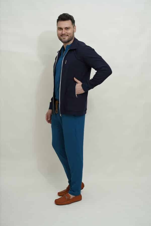 navy blue doctor jacket