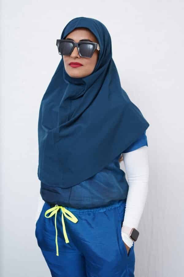 teal hijab