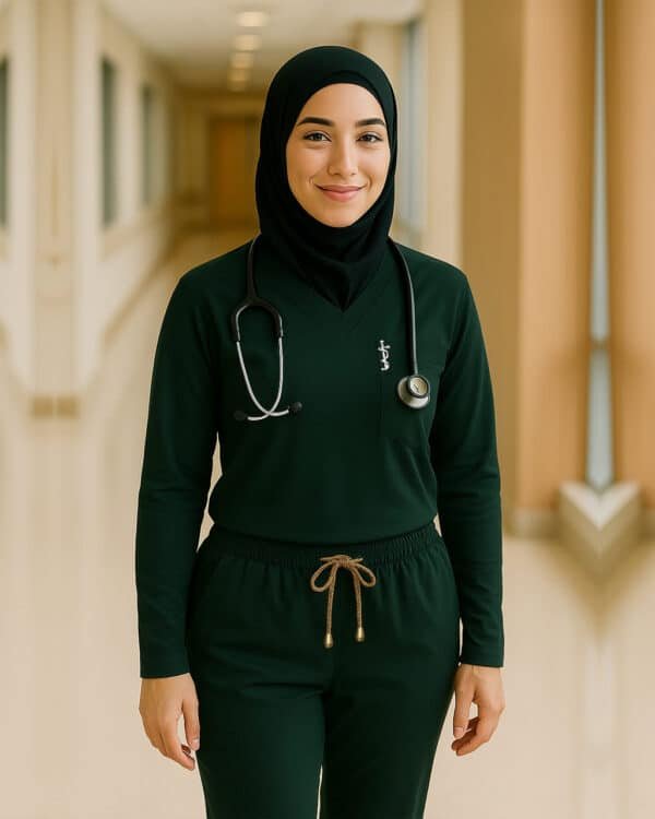 modest doctor scrubs