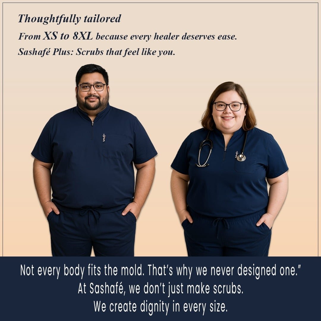 plus size scrubs