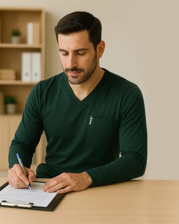 full slvees scrub top